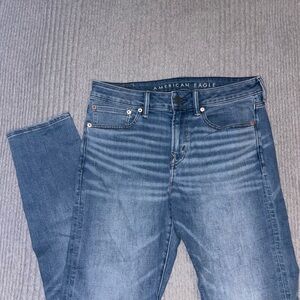 American Eagle Outfitters Men's Straight Blue Jeans